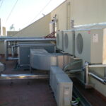 Terraza habilitada para instalaciones aires acondicionados